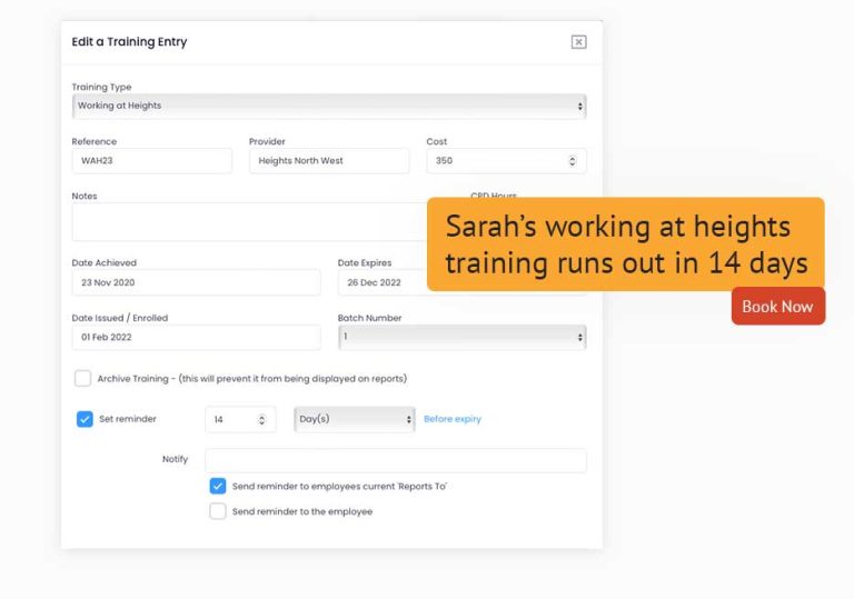 Health and Safety Training Management Software Evalu8 EHS