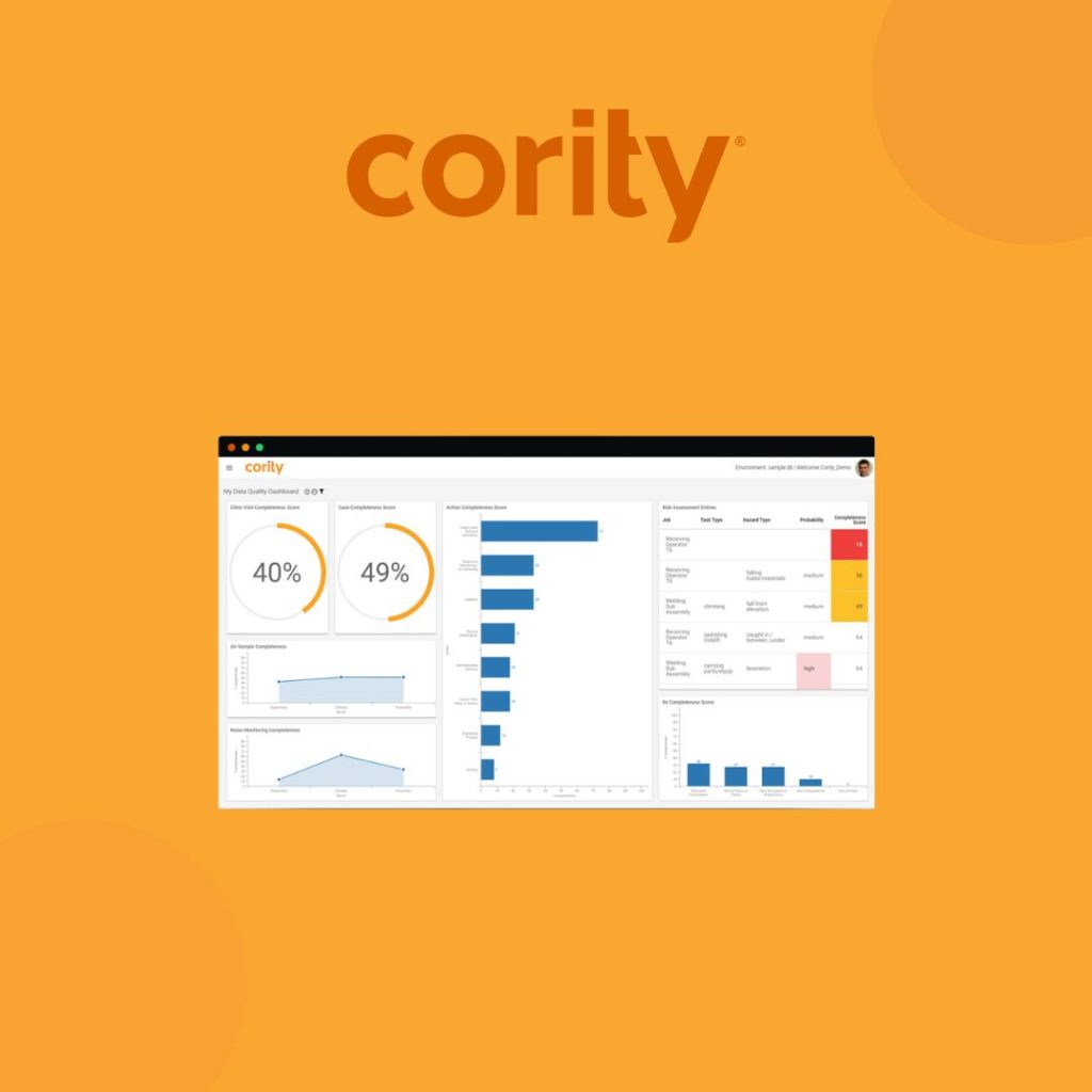 Cority software with logo.