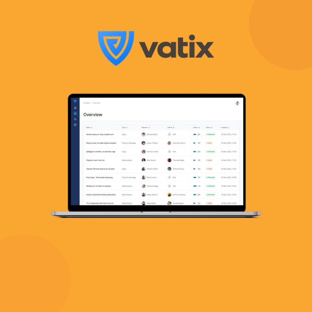 Vatix software and logo