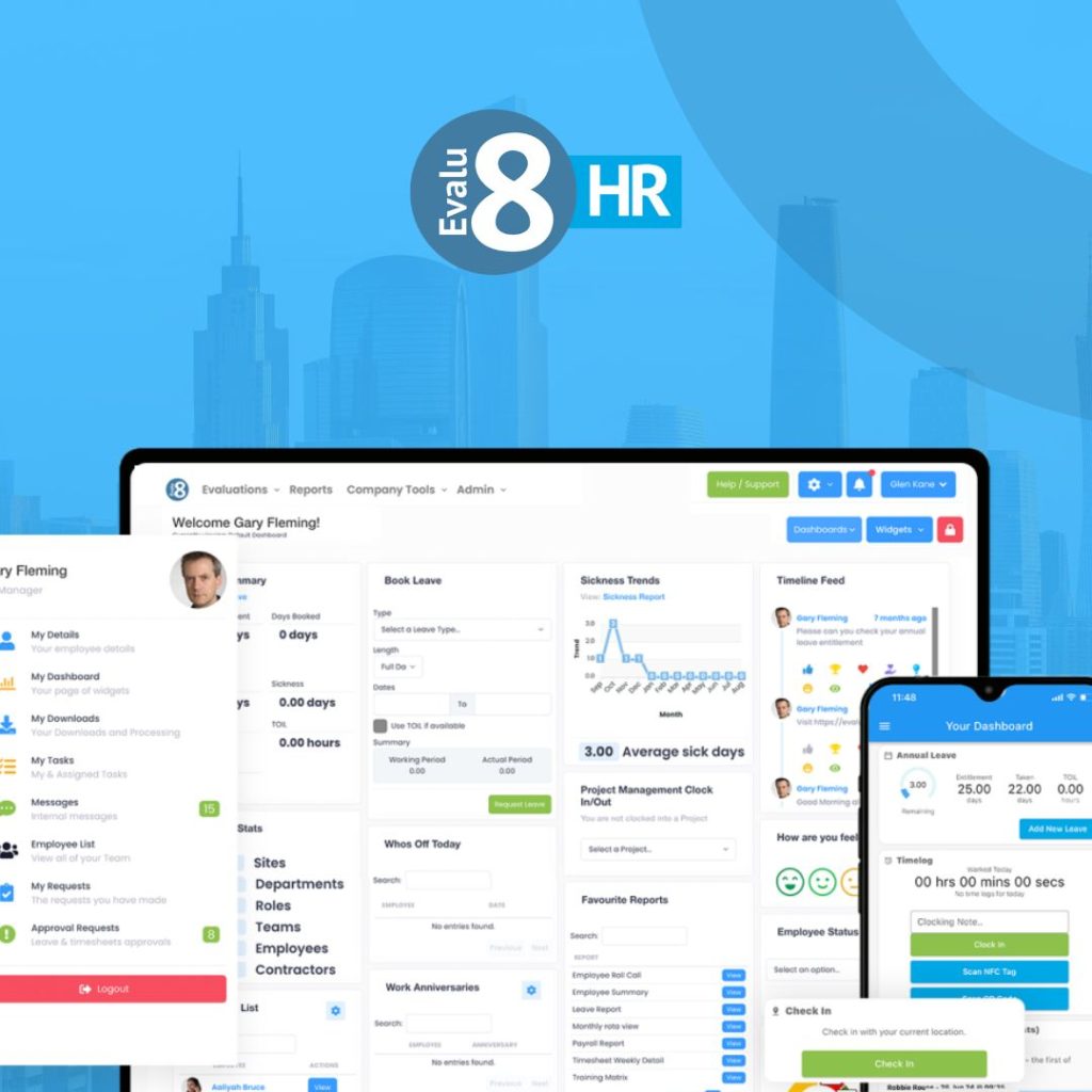 Evalu-8 HR HR all in one platform.