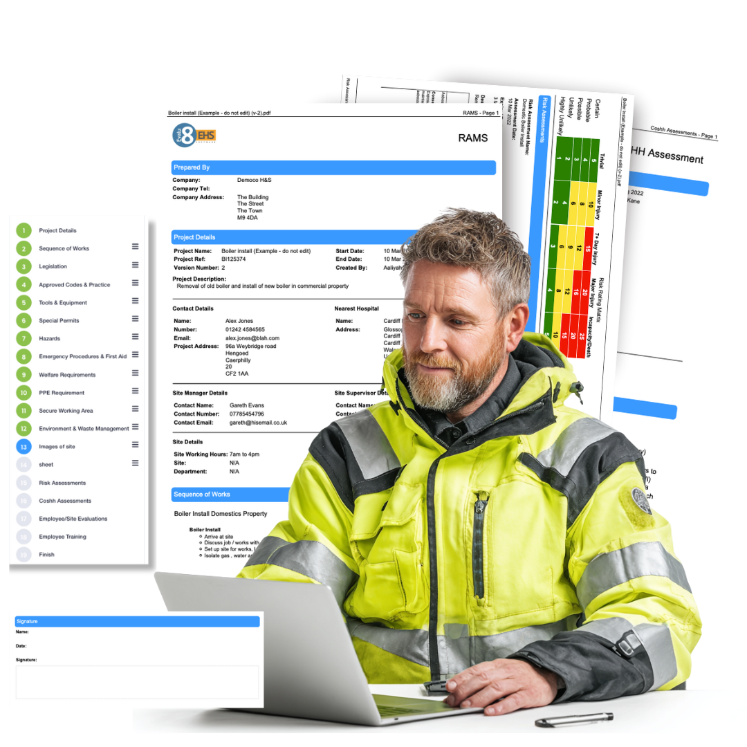 Evalu-8 RAMS software dashboard