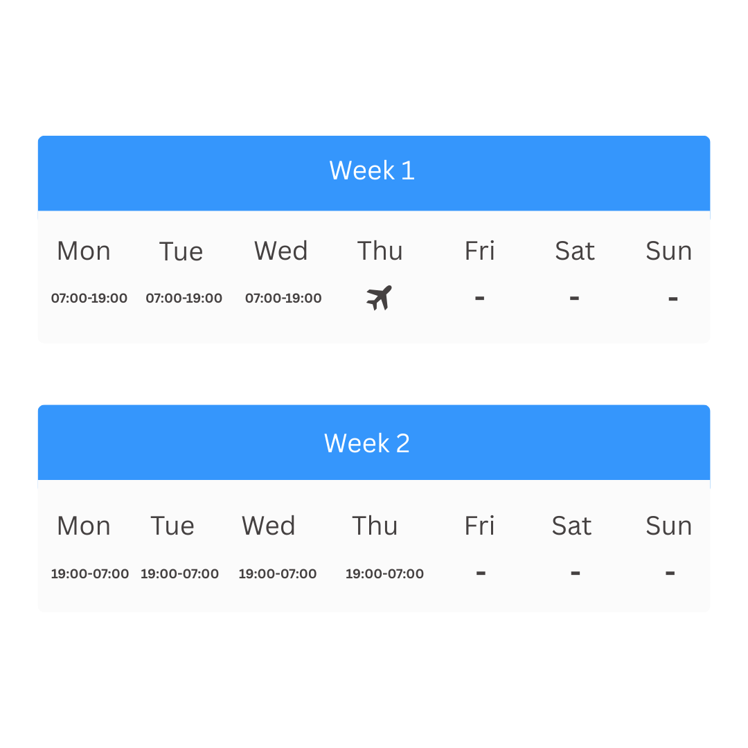 Rota scheduling - Evalu-8 Software Ltd