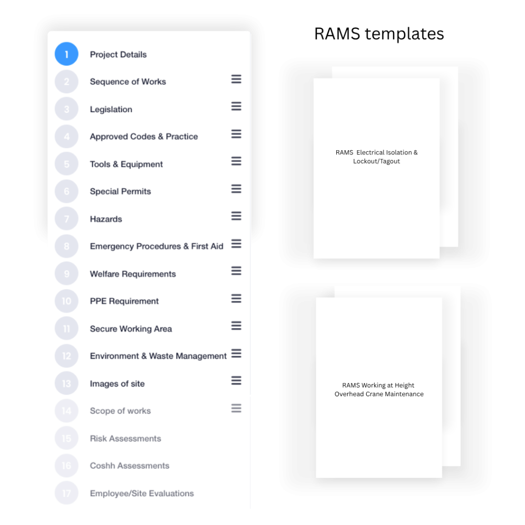 Create A Rams Document RAMS Software for Manufacturing Teams | Evalu-8 EHS