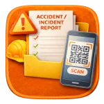 Accident and incident icon