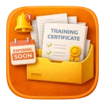 Training management icon