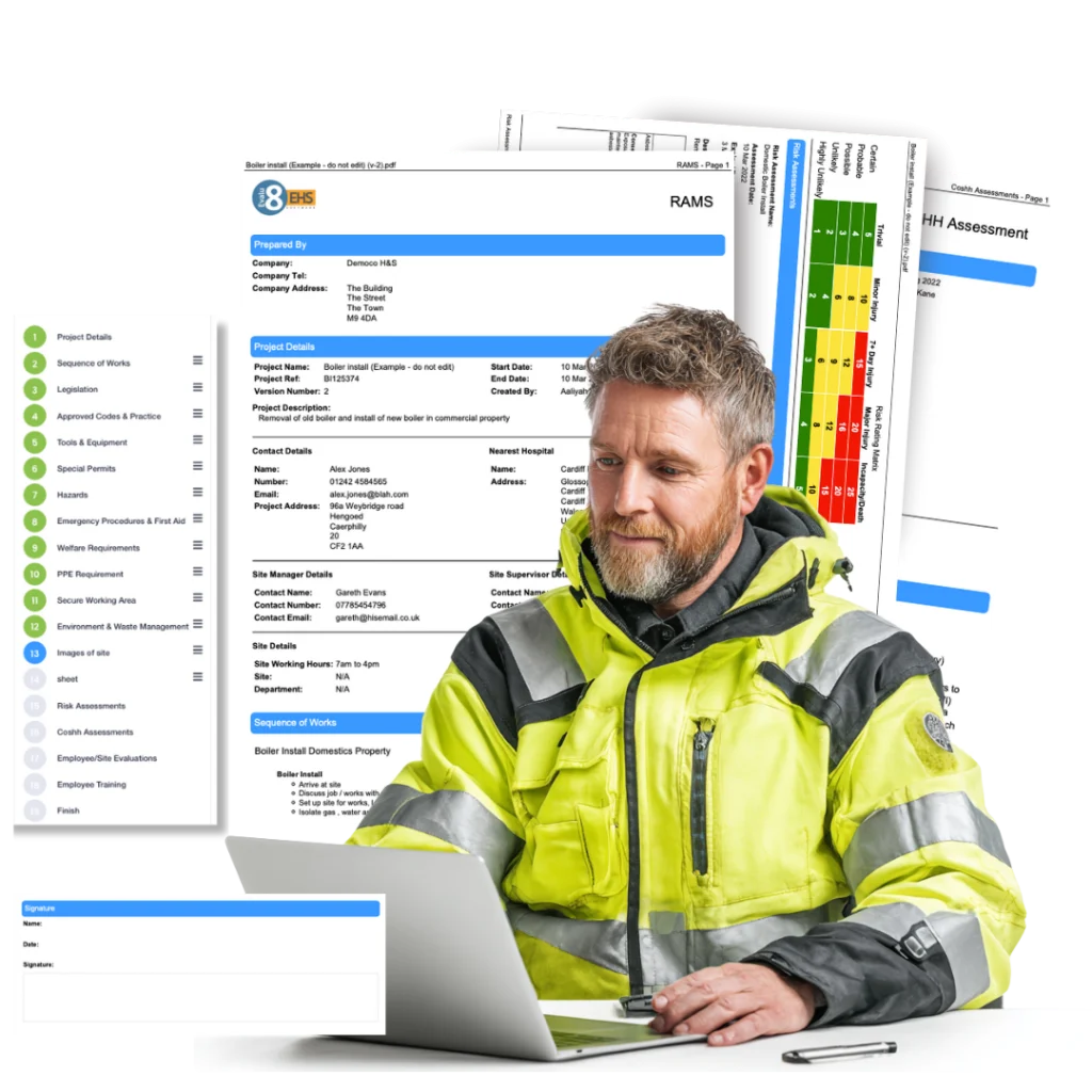 Evalu-8 RAMS software dashboard