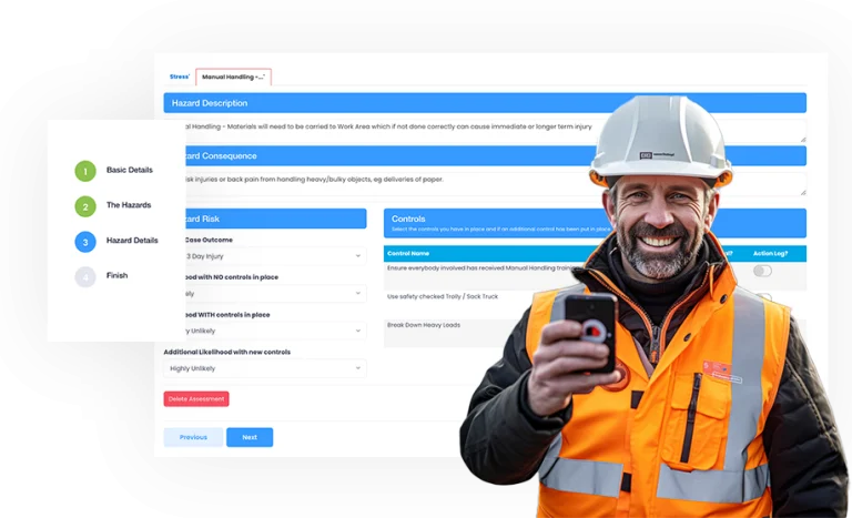 Risk assessment matrix screen